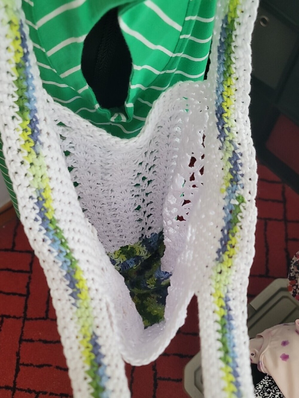 Handcrafted Crochet Market Bag - Picture 7 of 8